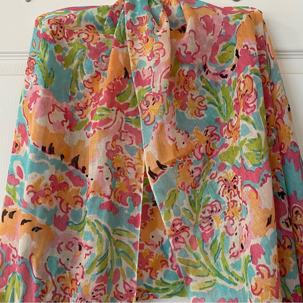 Lilly Pulitzer Cashmere & Silk Murfee Scarf Wrap